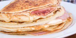 Crepes au jambon