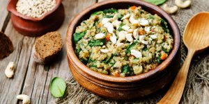 Quinoa au pistou d’herbes