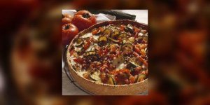 Quiche aux courgettes et aux tomates