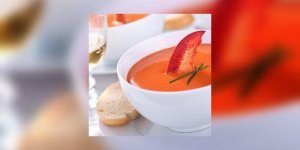 Soupe glacee de homard