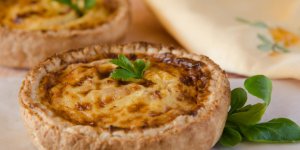 Quiche aux restes de fromage