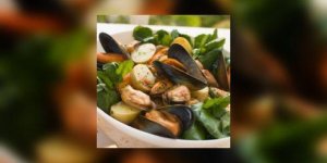 Salade de pommes de terre aux moules 