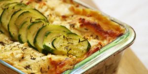 Lasagnes de courgettes a la brousse