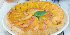 Tarte tatin aux peches