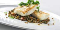 Filets de turbot à la moutarde et aux tomates