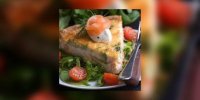 Quiche aux asperges et au saumon