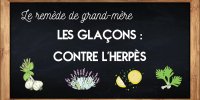 De la glace contre l'herpès