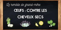 L’œuf contre les cheveux secs