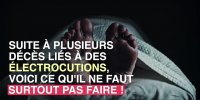 Electrocution : attention aux objets branchés dans vos salles de bain