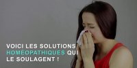 Rhume : 3 solutions homéopathiques