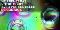Lentilles de contact : elle perd un oeil après les avoir gardées sous la douche