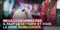 Rappel de saucissons contaminés aux salmonelles