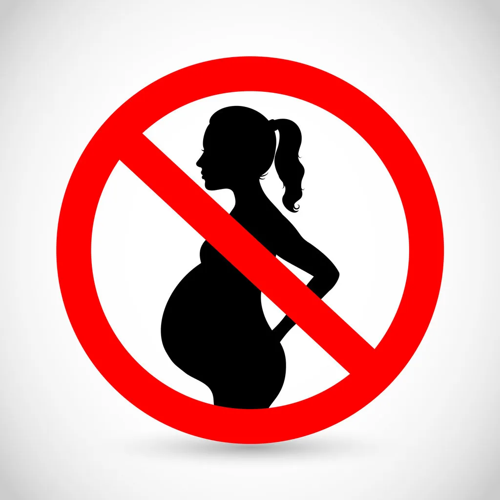 pregnant woman forbidden sign vector art pregnant woman forbidden sign vector art