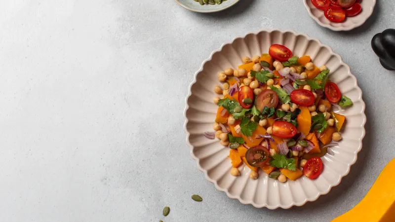 garine de courge plat