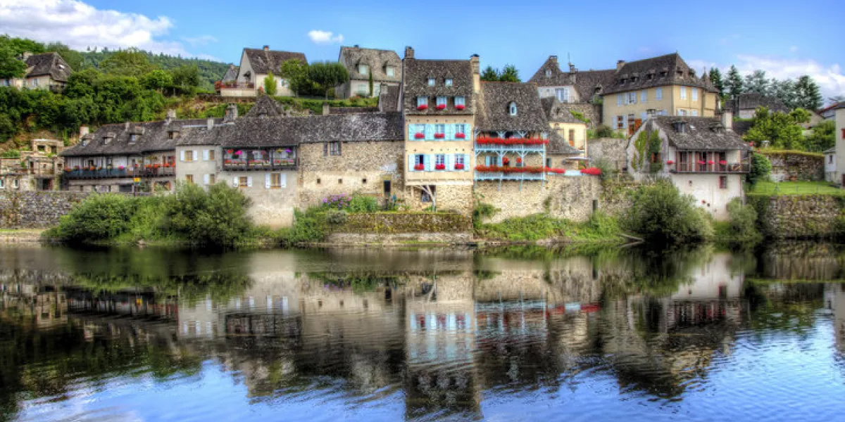 riverside at argentat, france riverside at argentat, france