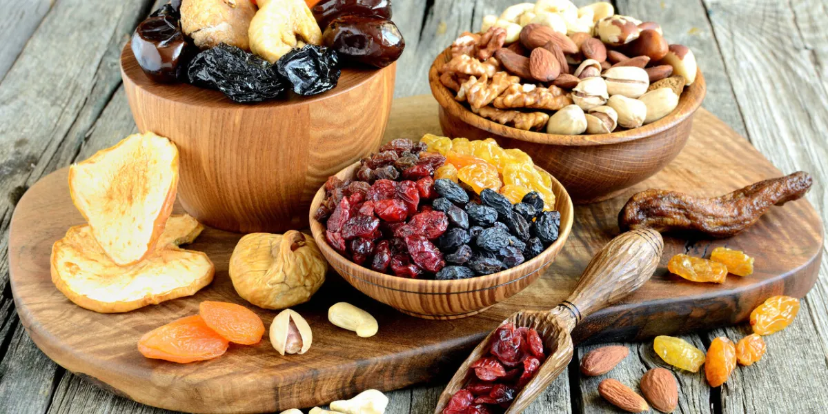 mix of dried fruits and nuts - symbols of judaic holiday tu bish mix of dried fruits and nuts - symbols of judaic holiday tu bish