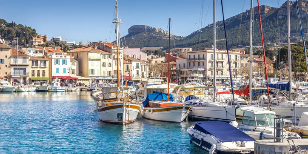 the port of cassis, south of france the port of cassis, south of france