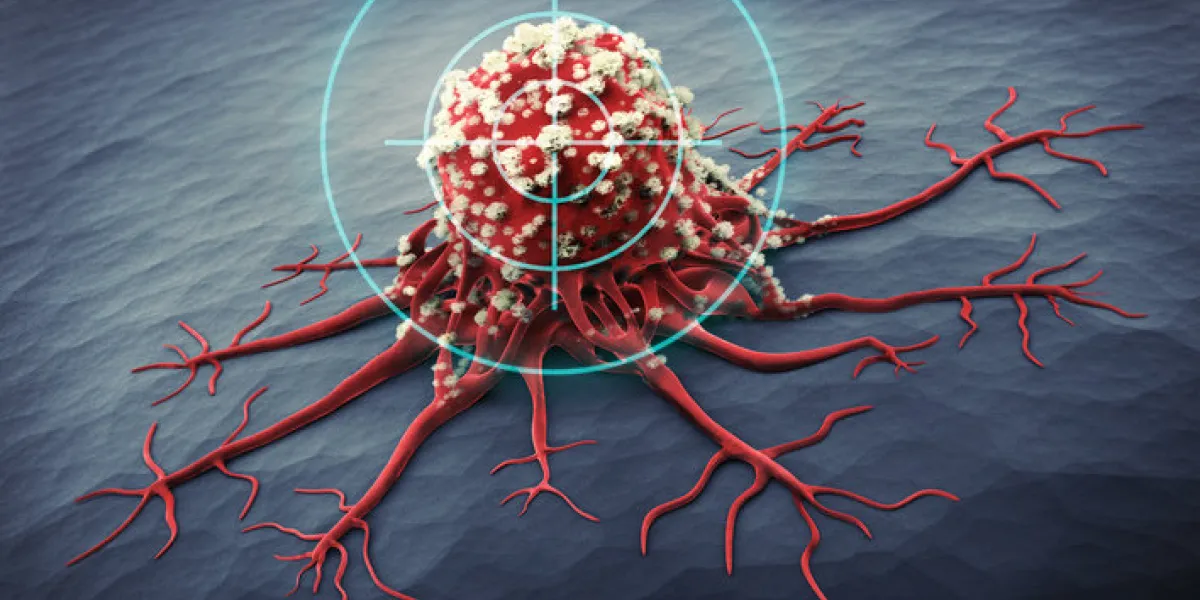 3d rendering of a cancer cell - medical illustration 3d rendering of a cancer cell - medical illustration