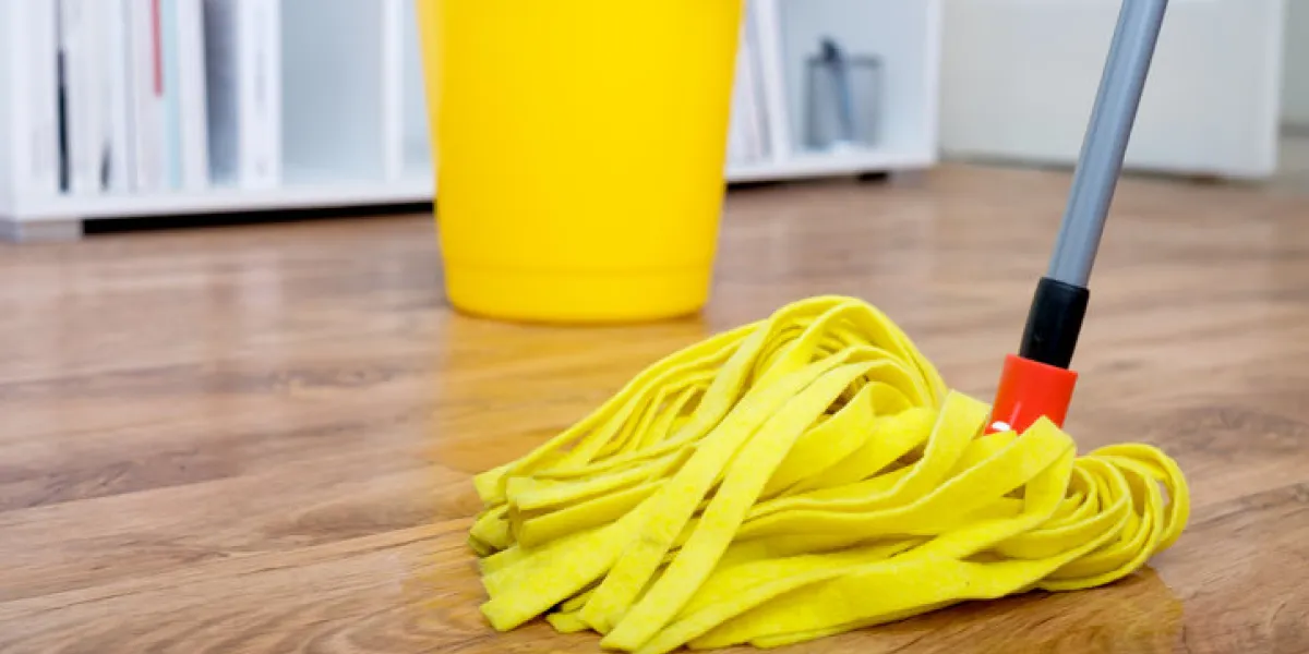 cleaning tools on parquet floor cleaning tools on parquet floor