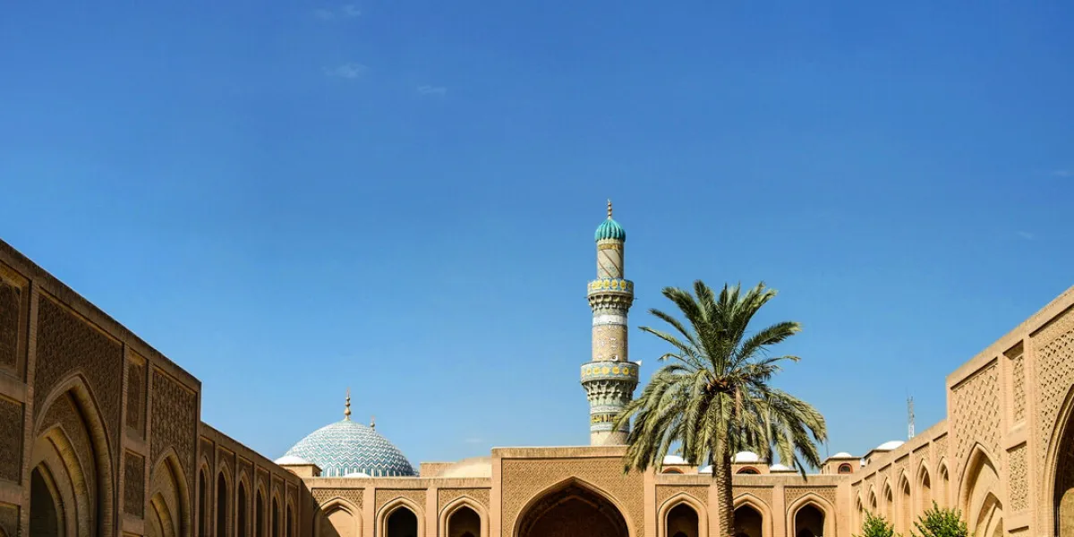 exterior of famous al-mustansiriya university and madrasah, baghdad, iraq exterior of famous al-mustansiriya university and madrasah, baghdad, iraq