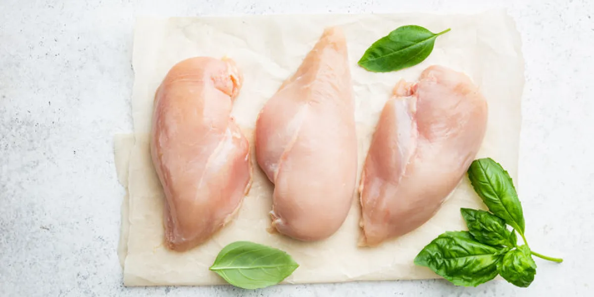 fresh raw chicken breast, top view culinary cooking ingredients fresh raw chicken breast, top view culinary cooking ingredients
