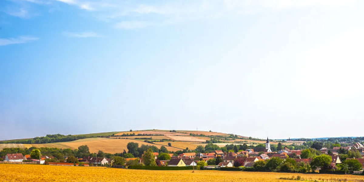 landscape in france - goincourt, hauts-de-france landscape in france - goincourt, hauts-de-france