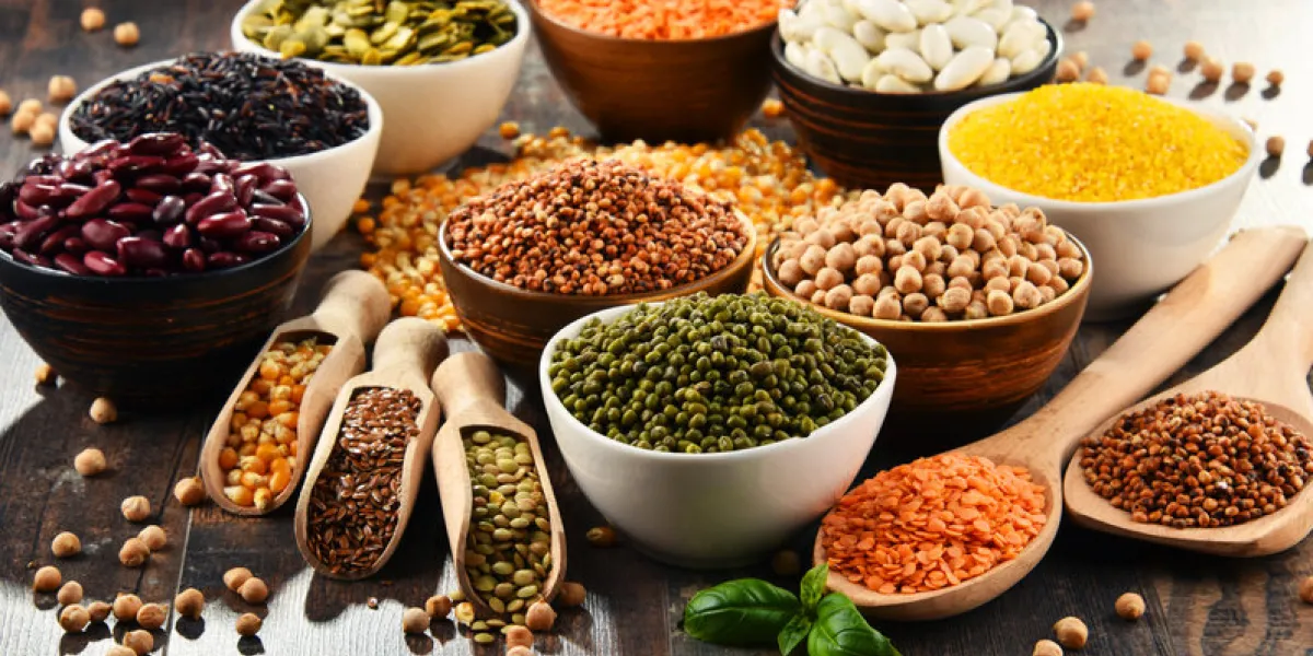 composition with variety of vegetarian food ingredients composition with variety of vegetarian food ingredients