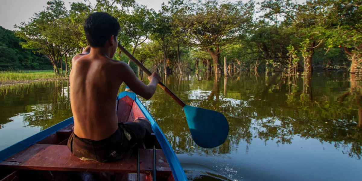 traditional fishermen in indigenous territory and protected area