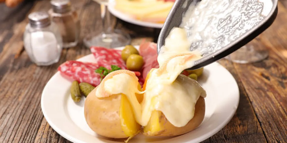 raclette cheese melted raclette cheese melted