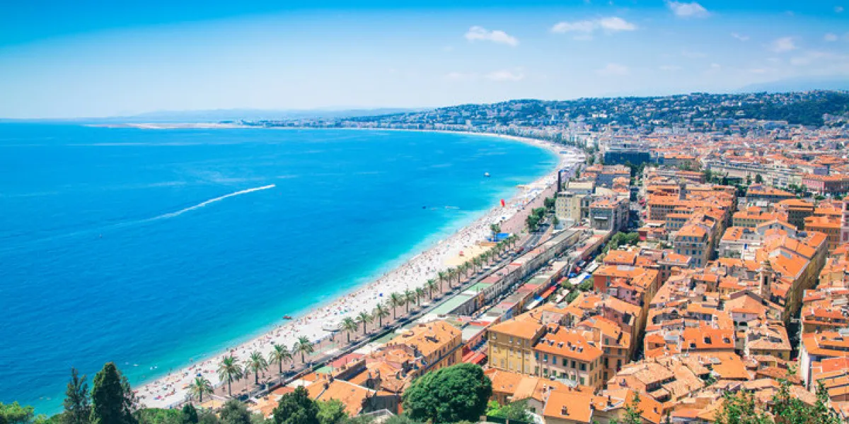 beautiful cote d'azur in france and nice