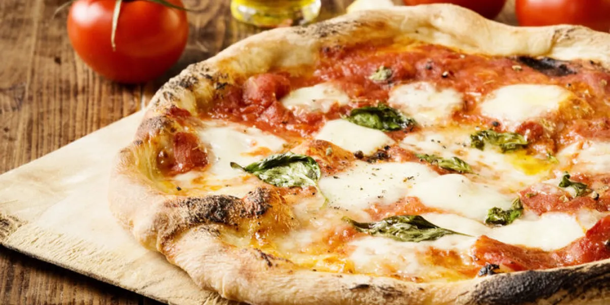 neapolitan pizza with buffalo mozzarella and basil neapolitan pizza with buffalo mozzarella and basil