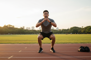 un homme en train de faire du sport