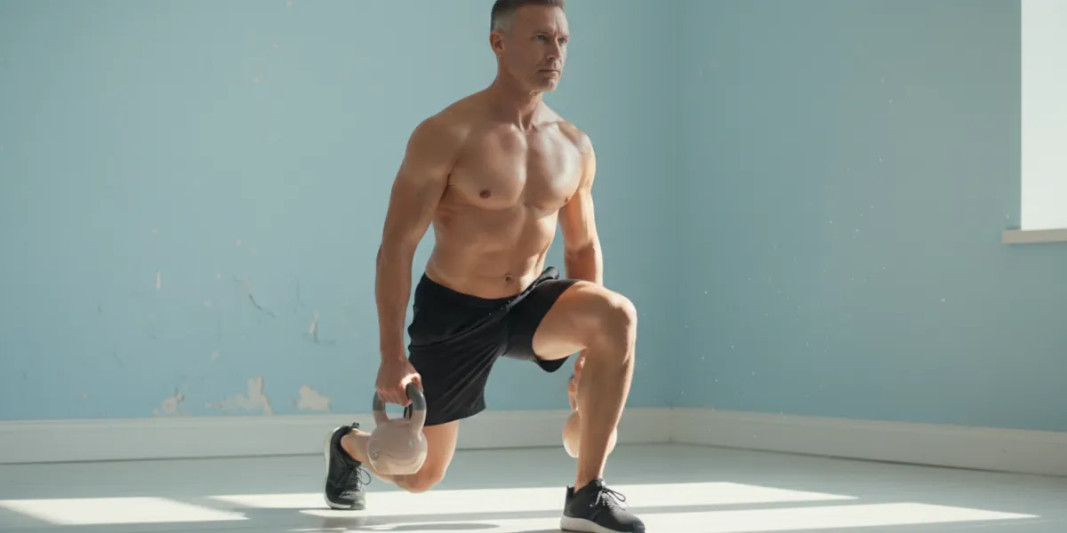Photographie cinématique d'un homme (d'apparence 45-50 ans) en pleine exécution d'un exercice de fen