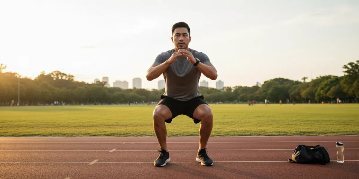 un homme en train de faire du sport