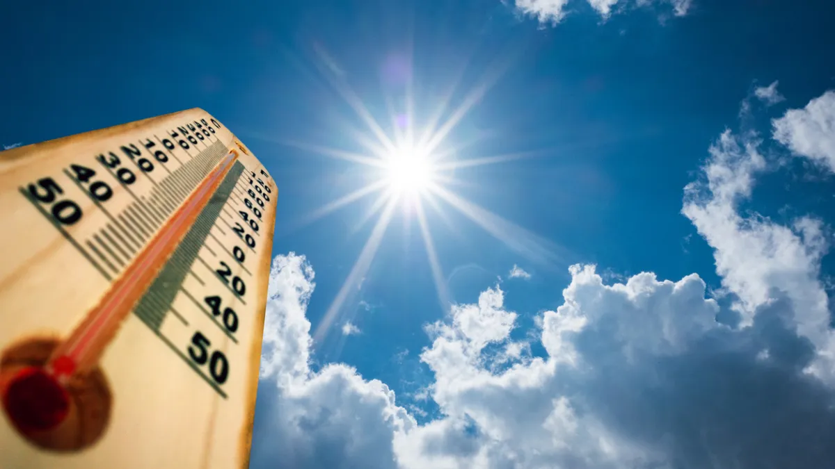 soleil et thermomètre