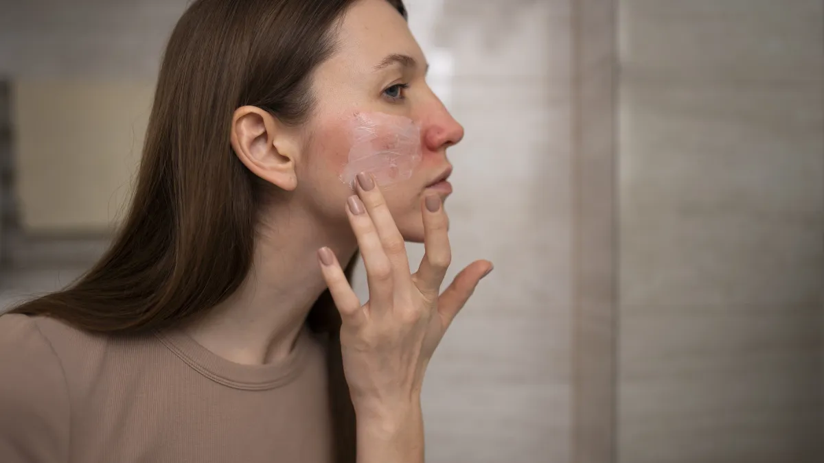 femme visage