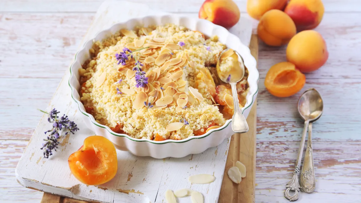 crumble abricot