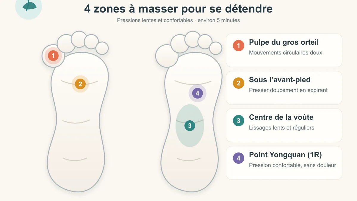 zones pieds