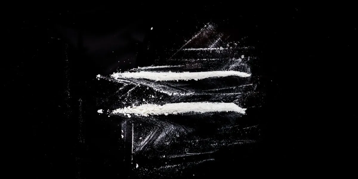 cocaine roads on a black table cocaine roads on a black table
