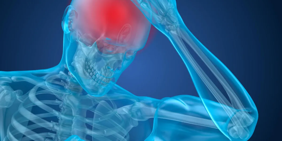 head pain attack, man suffering from brain pain 3d illustration head pain attack, man suffering from brain pain 3d illustration