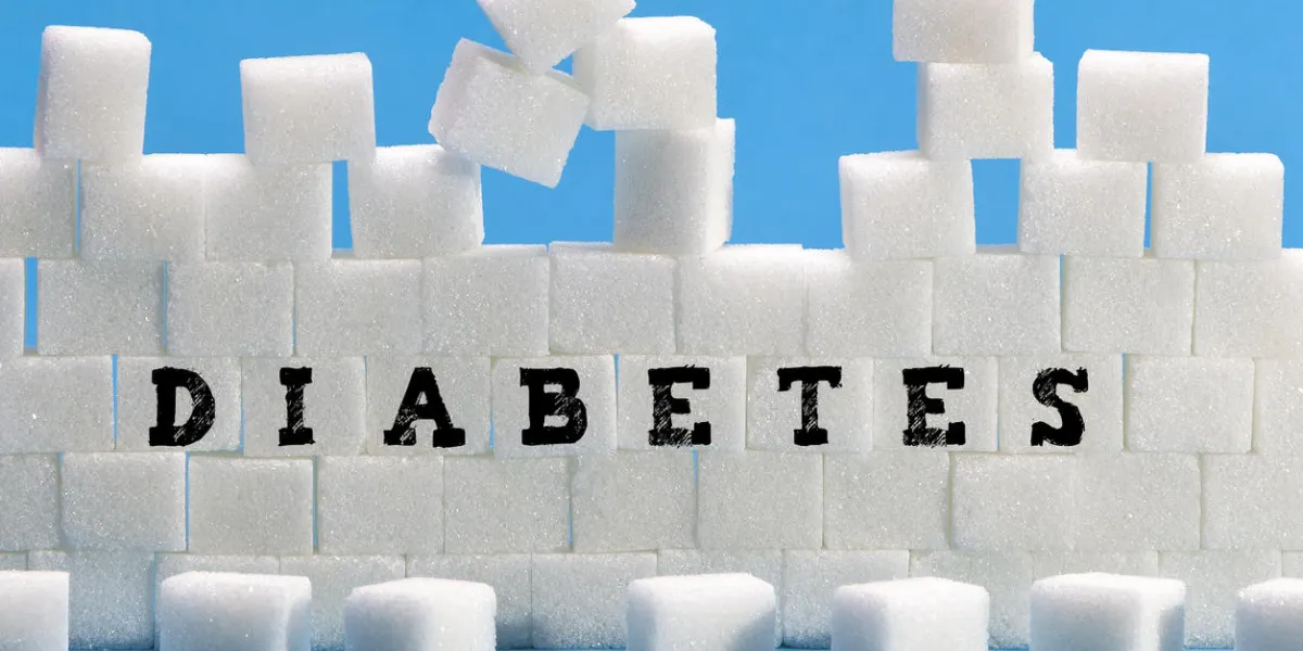 wall of sugar cubes as a concept of diabetes
