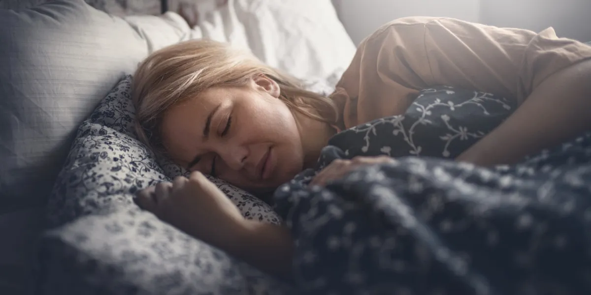 attractive blonde woman peacefully sleeping side view horizontal attractive blonde woman peacefully sleeping side view horizontal