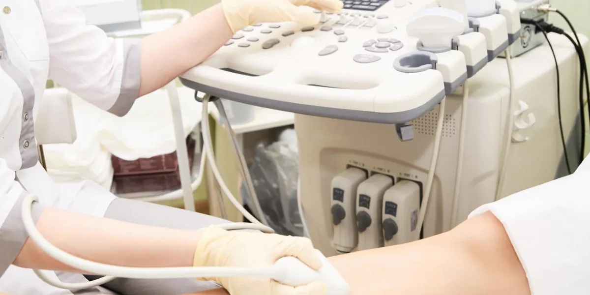 medical examination ultrasonography patients leg