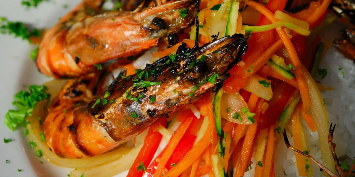 gambas aux legumes