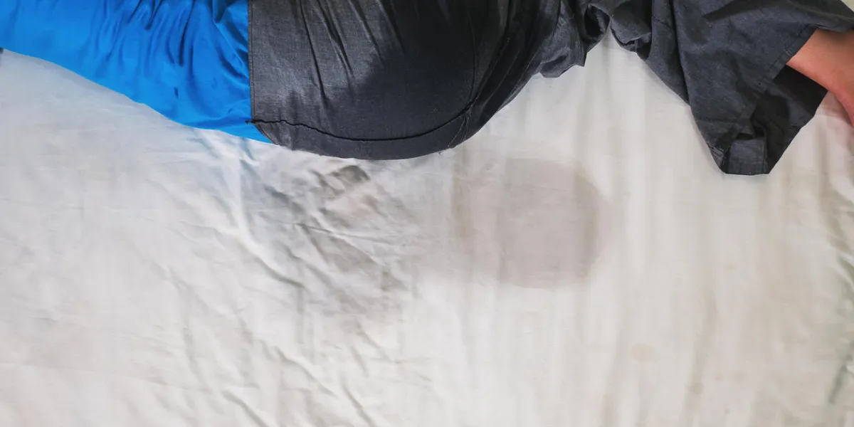 adults pee on a bed mattress,bedwetting sleep enuresis in adults ,selected focus at wet on the bed