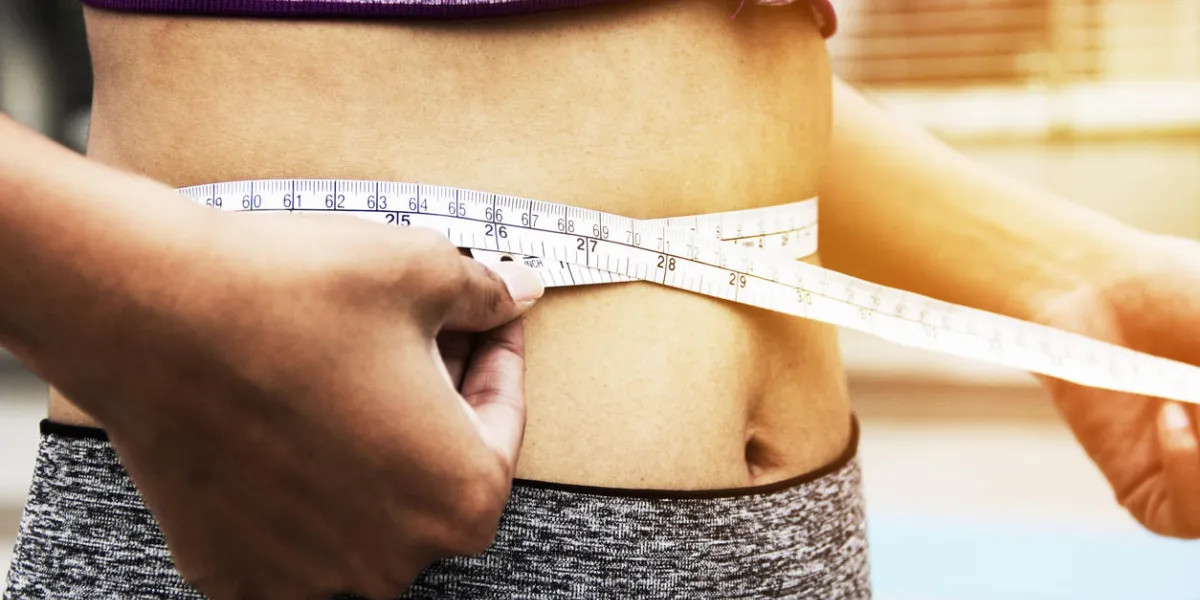 beautiful waist measurement close up beautiful waist measurement close up