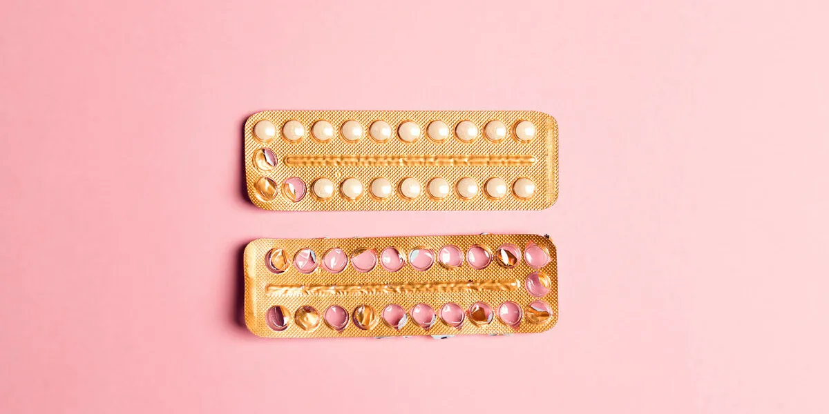 female oral contraceptive pills empty and full blister on a pink background female contraceptive hormonal birth control pills the concept of pregnancy planning copy space, flat lay female oral contraceptive pills empty and full blister on a pink background female contraceptive hormonal birth control pills the concept of pregnancy planning copy space, flat lay