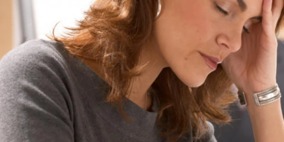 femme inquiète