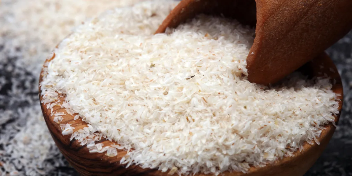 portion of psyllium seeds on rustic dark background psyllium seed husks portion of psyllium seeds on rustic dark background psyllium seed husks