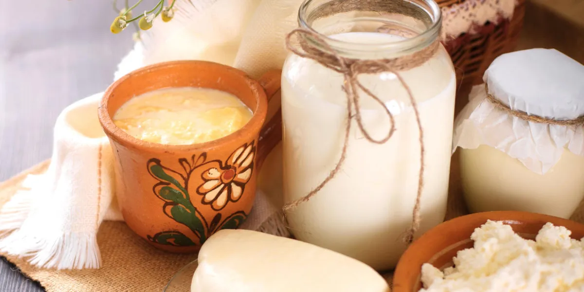 a can of milk and other dairy products on the table still life in rural style farmer's cow dairy products a can of milk and other dairy products on the table still life in rural style farmer's cow dairy products